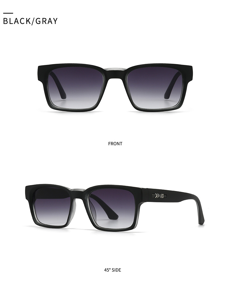 Square Sunglasses For Men Modern Vintage Unisex Eyewear Style_voghion.com