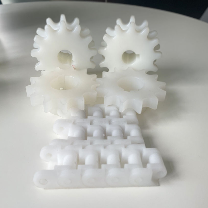 光伏专用 pp塑料齿轮 电镀滚筒齿轮 电镀桶下轴套转动轴