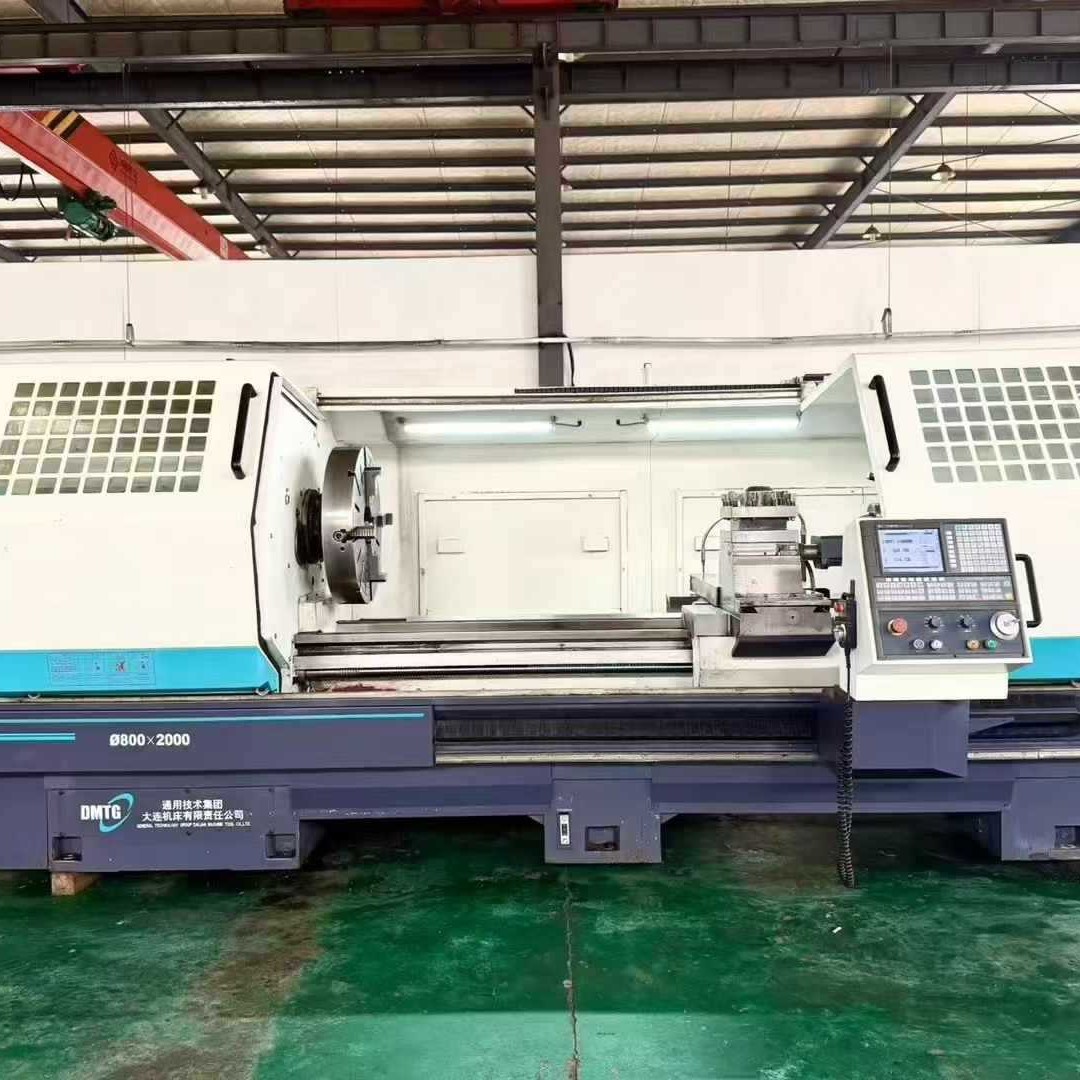 处理二手大连CKA6180A数控卧式车床导轨宽度550