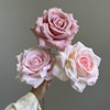 Single -branch diamond rose simulation flower waterfall Huahai net red card flower wall decoration big rose home placement wedding