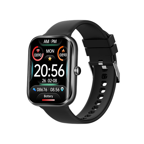 Cross-border hot Da fit sports watch 1.96-inch double curved glass screen Bluetooth call AK58 smart watch