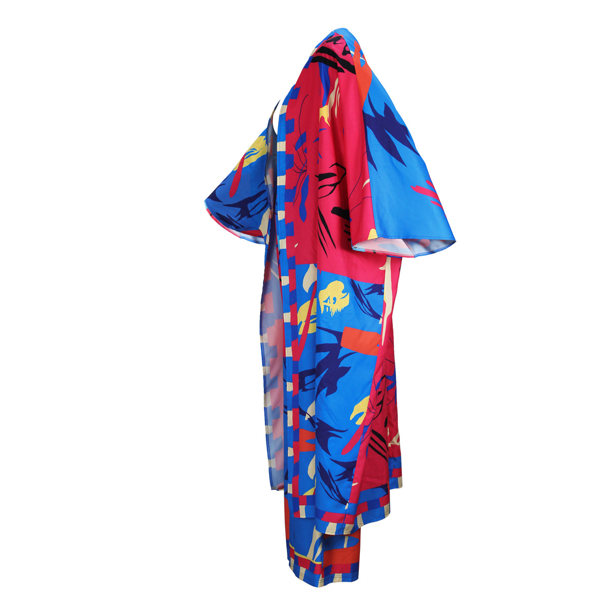 Spring Autumn Casual Set Printed Cardigan Shawl Long Sleeve Wide Leg Trousers Two Piece Set 10 Spring Autumn Casual Set Printed Cardigan Shawl Long Sleeve Wide Leg Trousers Two Piece Set