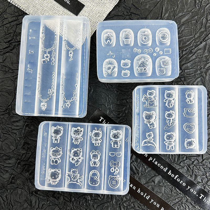 欧式美杜莎高透美甲边框装饰蛇皮祥云浮雕指甲装饰模DIY雕花胶模|undefined