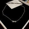Necklace-Silver Letters