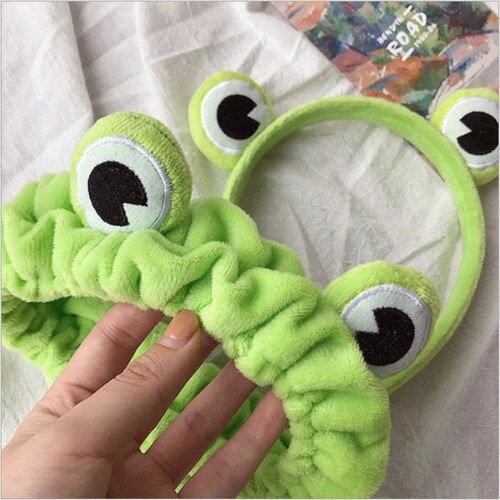 Internet Celebrity Face Wash Headband Frog Headband Autumn and Winter Hairband Selling Cute Makeup Mask Internet Celebrity Hairband