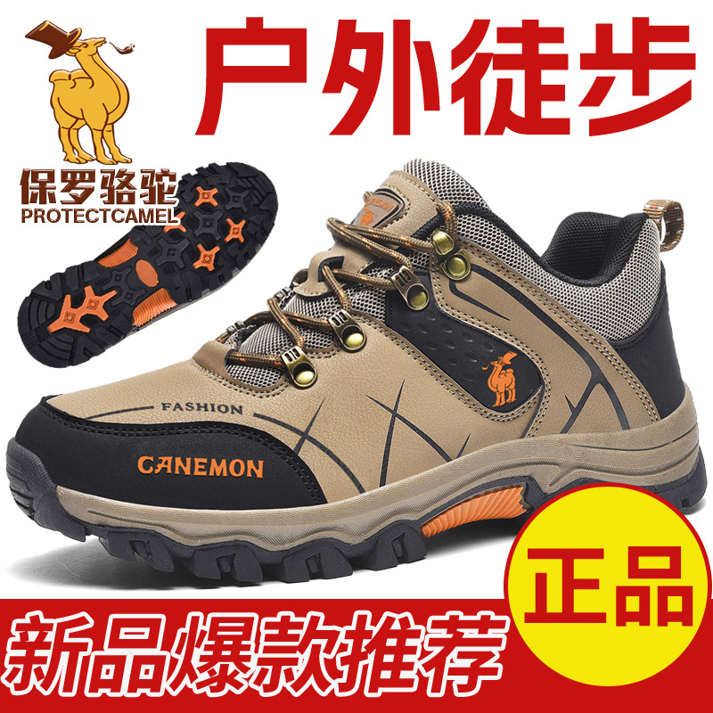 户外大码登山鞋中老年 男士软底徒步运动鞋休闲鞋旅游轻便爸爸鞋