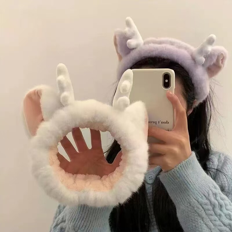 洗顔ヘアバンドの色合わせが可愛いです。|undefined