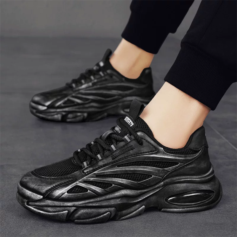 Breathable trend footwear, sports work sports shoes for leisure, autumn