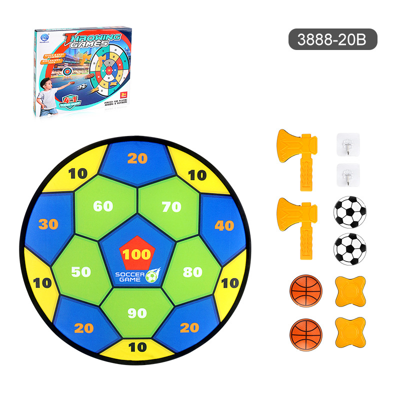 Juguetes deportivos para niños indoor y outdoor suspensión deportiva lanzamiento de disco adhesivo bola adhesiva objetivo redondo tablero de lanzamiento interactivo