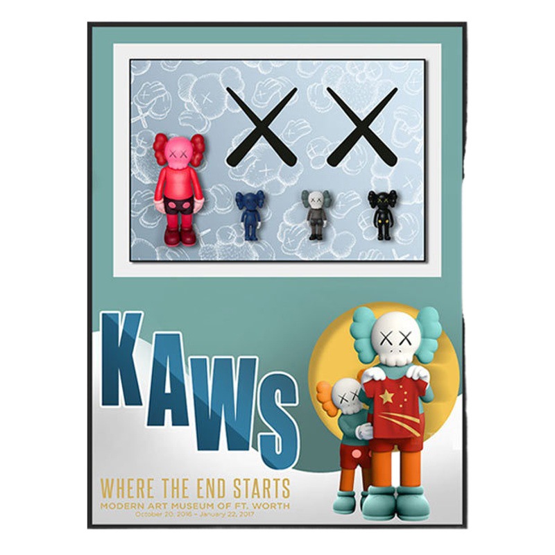 Moda violento oso calle sésamo hecho a mano pintura decorativa sala de estar sofá fondo pared dormitorio pasillo colgante pintura