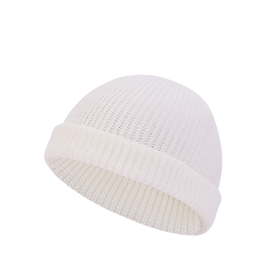 Guapi Short Cold Dome Street Knitted Hat High Elasticity_voghion.com