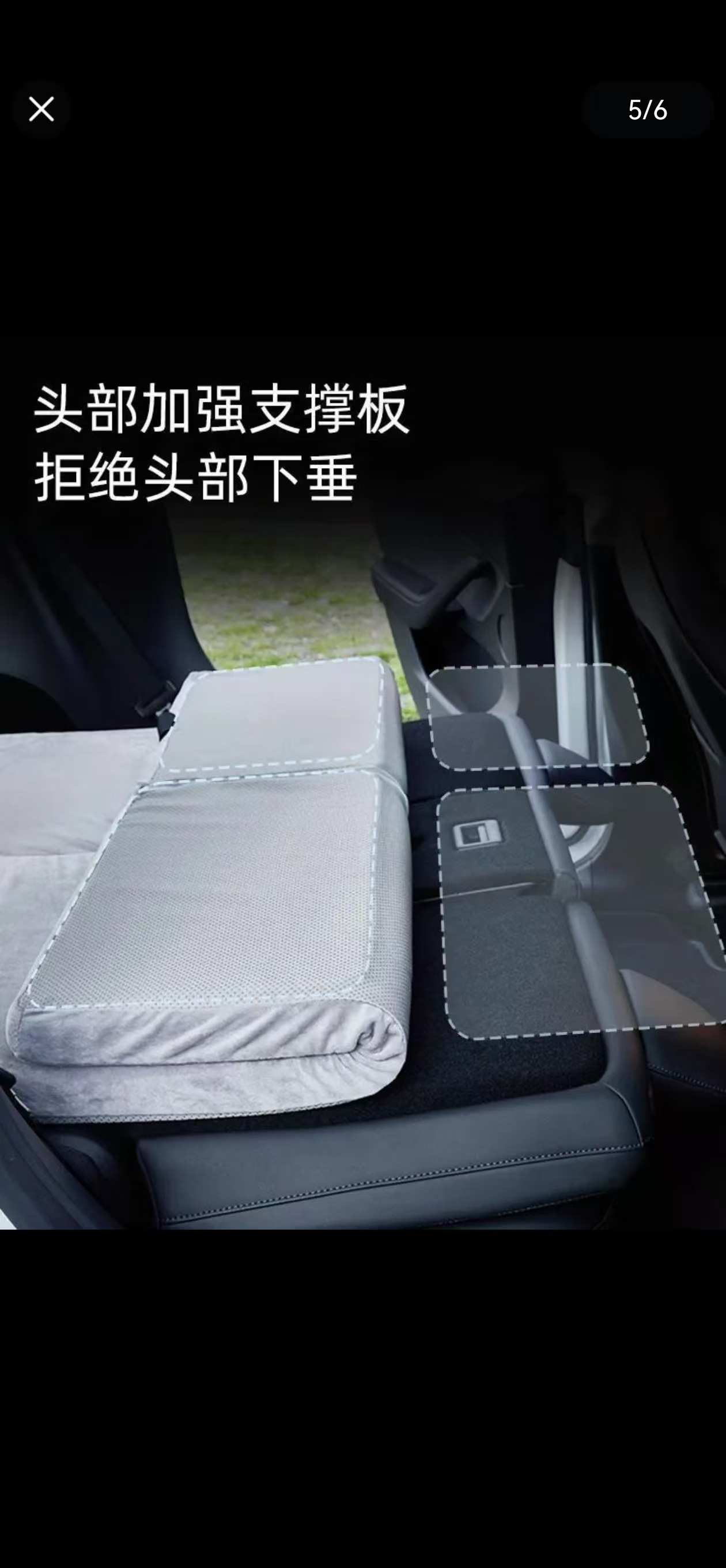 Inflatable Car Mattress Thickened Anti-Slip Rear Seat Sleeping Pad for BYD Yuan PLUS Outdoor Camping