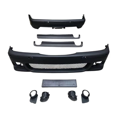 Suitable for 96-03 BMW 5 Series E39 modified to M5, including M5 front and rear bumpers, grille, fenders, exhaust, and hood (Big Surrounded) - m5