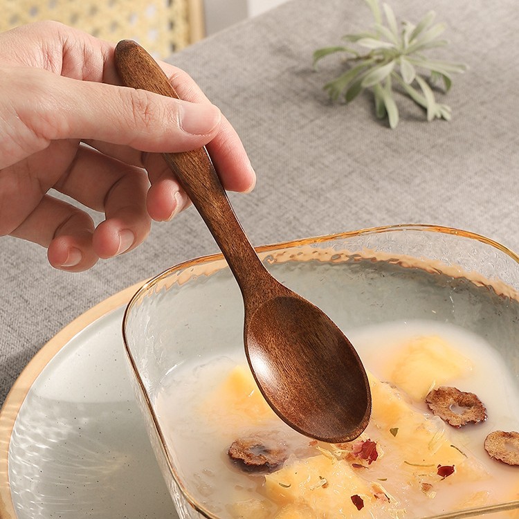 스몰 사이즈 나무 숟가락 14*3cm