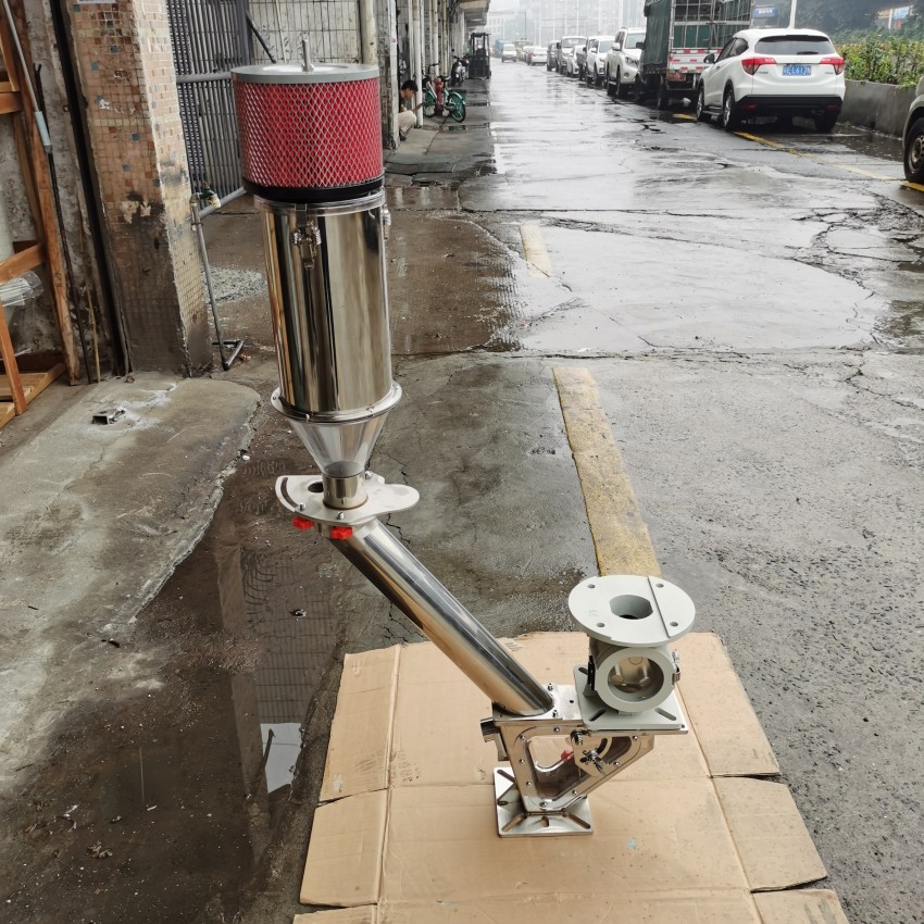 机边粉碎回收机回收系统不锈钢底座新次料回收系统上半部分带滤芯