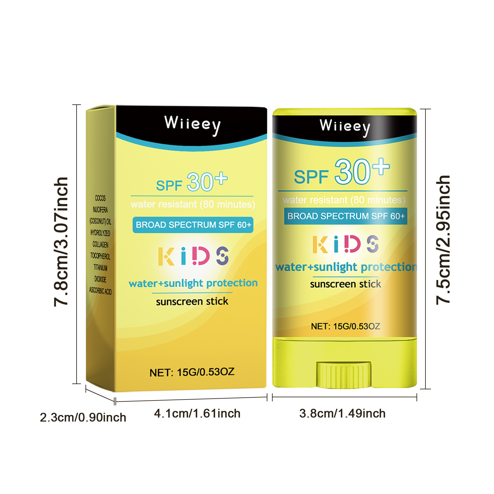 Children's Protective Stick UV Light Refreshing Not Sticky