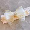 Advanced children's headband with bow, hair accessory, Korean style, high-quality style