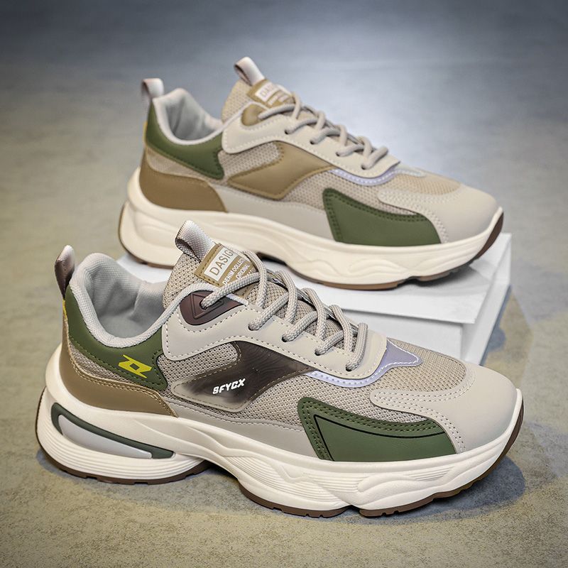 Zapatillas deportivas casuales de malla transpirable y resistente al desgaste para hombre 2026, con suela gruesa, versátiles, resistentes a los olores, para jóvenes y papás.