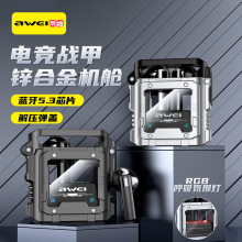 AWEI用维耳机适用苹果小米无线半入耳赛博朋克风机甲风暴蓝牙耳机