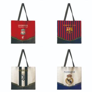 Amazon Independent Station Football Club Women's Bag Shoulder Bag Tote Bag Handbag Reusable Shopping