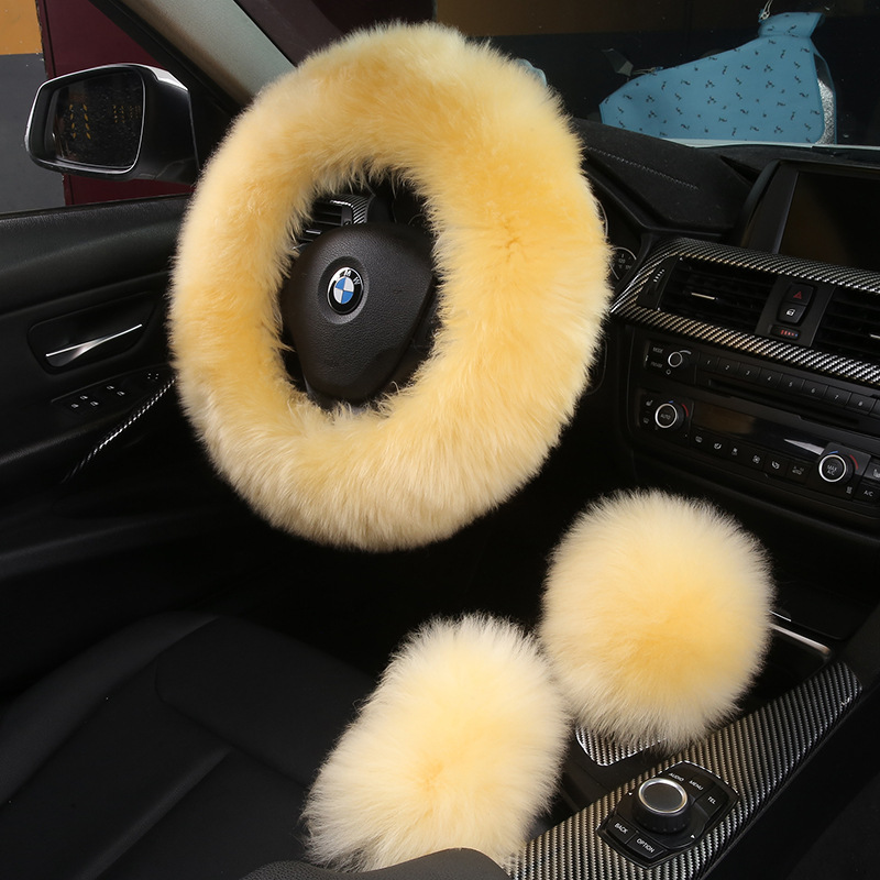 베이지색 핸들 커버 + 기어 커버 + 핸드브레이크 커버