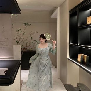 New Chinese Retro Style Dress Cardigan Large Size mm Summer New Style
