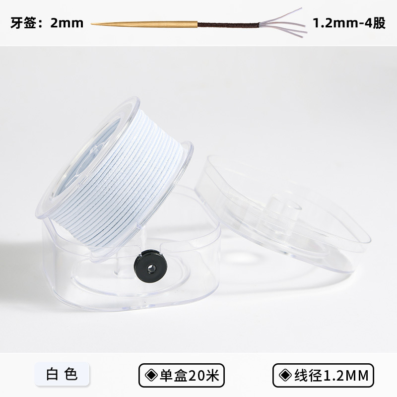 珠宝文玩佛珠手串DIY包芯弹力线耐磨橡皮筋绳穿手串项链绳橡胶绳|undefined