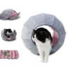 Folding and breathable pet bed cat nest dog nest tunnel tunnel semi -closed creative cat pad cats and dog supplies