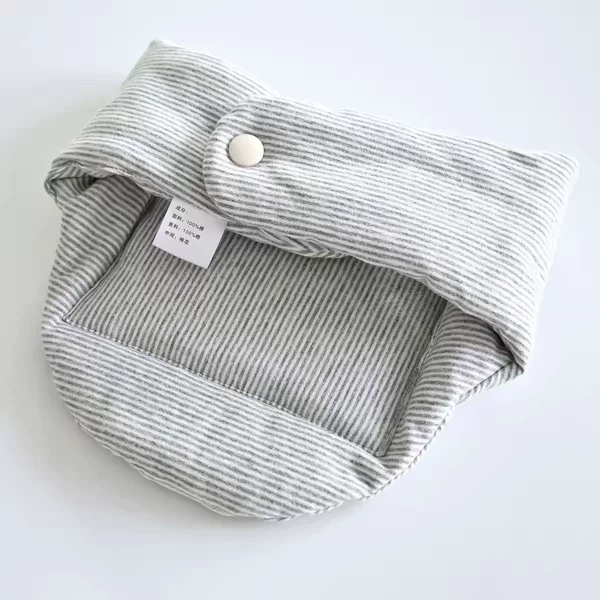 Pure Cotton Thickened Neck Warmer with Pockets, a Neck Protection Device That Keeps the Neck Warm in Air-Conditioned Rooms, a Small Shawl