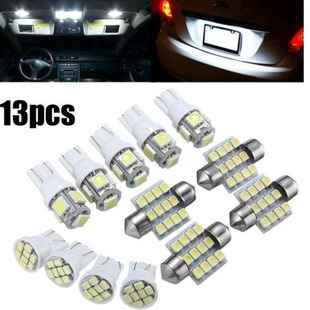 eBay hot 13 accessories set T10 5050 5SMD 1206 8SMD 3528 12SMD interior lights