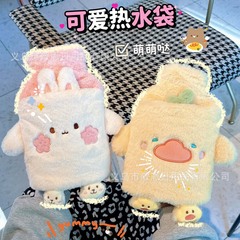 湯たんぽ灌水かわいいぬいぐるみは高密度pvc女子学生の暖手宝注水卸売り冬暖水袋に手を出すことができる