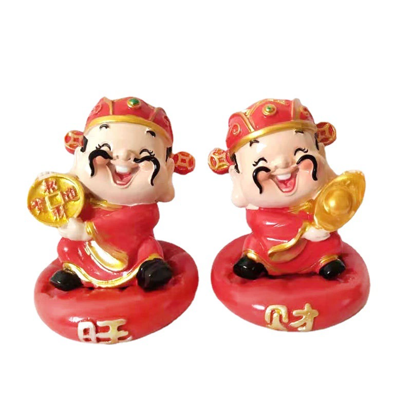 Шоушин Gongshou Xing Po Cake Decoration Swing Motor Carrier Interior Products Home Baked Swing Powder Resin Crafts