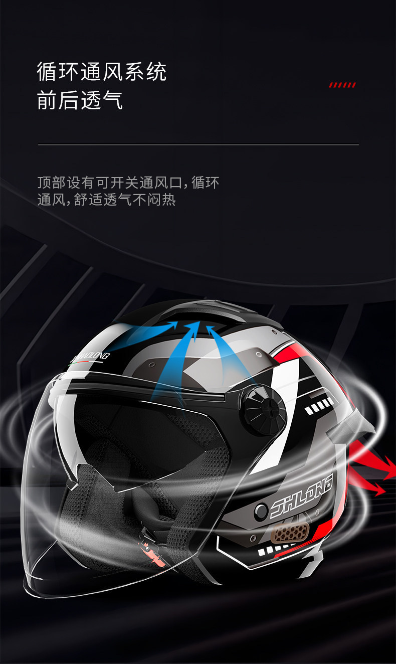 Men's rainproof motorcycle helmet for rainy days, 2026 new summer breathable model, national standard 3C certified, half helmet for electric bikes, also suitable for women