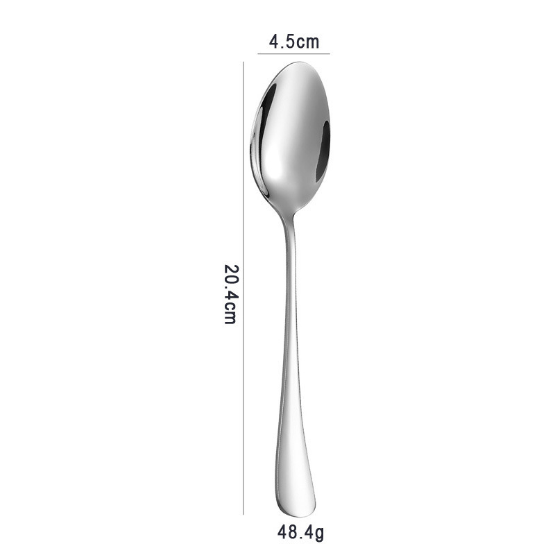 アマゾン越境ヨーロッパ1010ステンレス製ナイフ・フォーク・スプーン食器セット ホテル・家庭用ティースプーン・ティーフォーク5点セット|undefined
