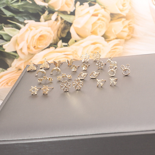 Mini S925 silver needle simple ins style exquisite earrings for women niche cute Korean temperament flower earrings jewelry