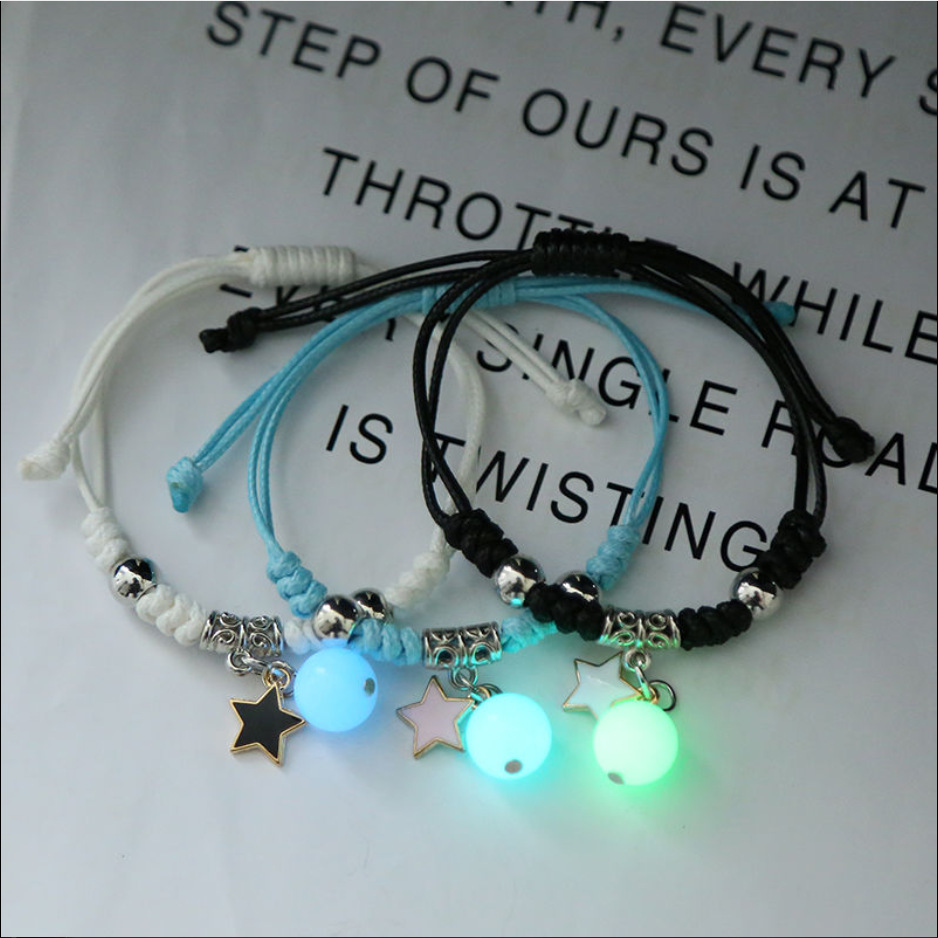 블랙 핑크 화이트 오각별