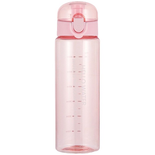 Large-capacity minimalist portable sports water bottle cup plastic cup logo advertising printed character activity gift cup