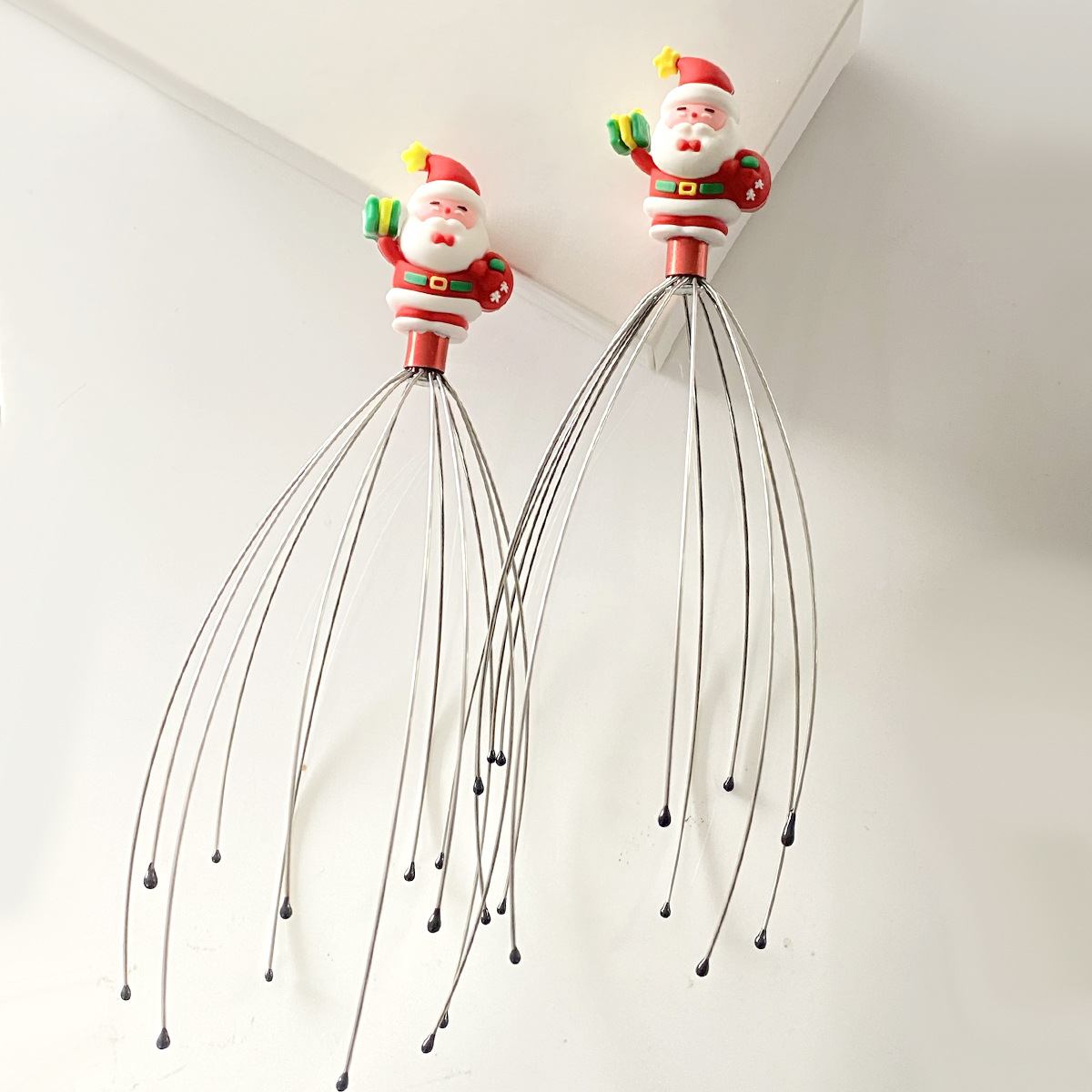 Santa Claus alma extractor doce garra cabeza masaje pulpo rascarse cuero cabelludo relajante rascarse cabeza picazón artefacto