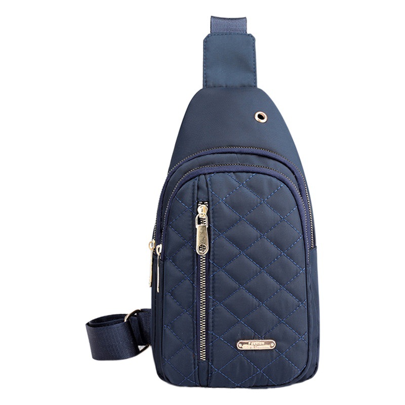 Bolsa de pecho al por mayor para mujeres 2021 Nuevo estilo coreano bolsa de mensajero de nylon chica bolsa de pecho deportivo bolsa de hombro simple de calle