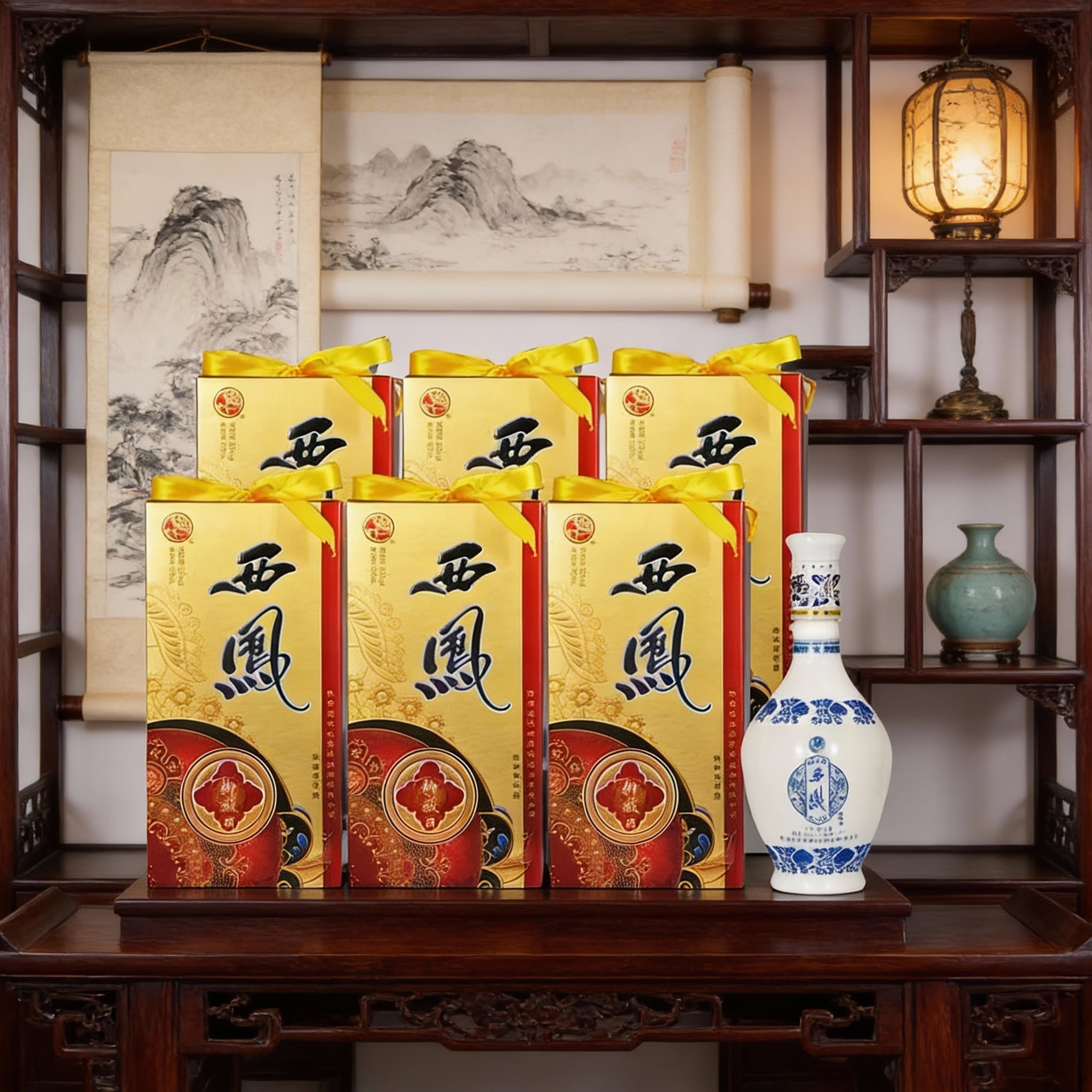 6瓶价】06年52度西凤御藏500ml浓香型窖酒老窖白酒纯粮老酒收藏