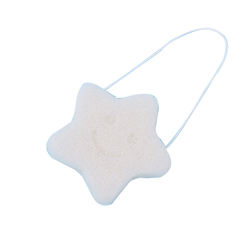 Fábrica personalizada konjac esponja para lavar la cara esponja konjac limpieza facial limpieza facial material vegetal degradable a granel