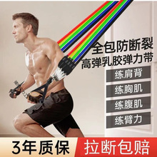 拉力家用健身弹力力量胸肌多功能器材训练健身器材拉力器减肥阻力