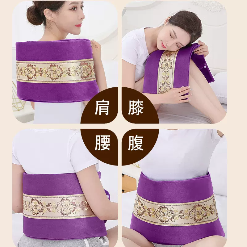 盐袋粗盐海盐热敷包电加热理疗热敷袋家用艾灸护腰带暖肚盐包暖身