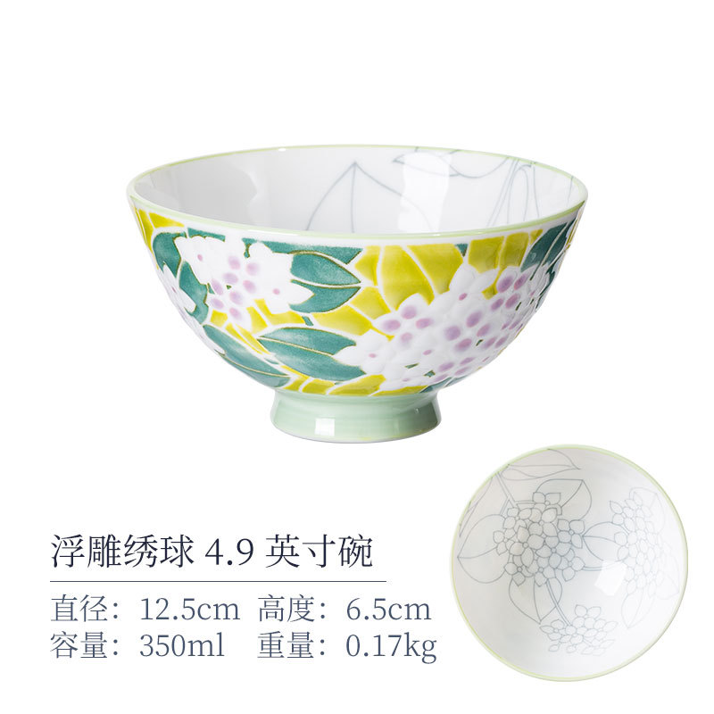 Облегчение гортензии 4,9 -вдрудочная миска