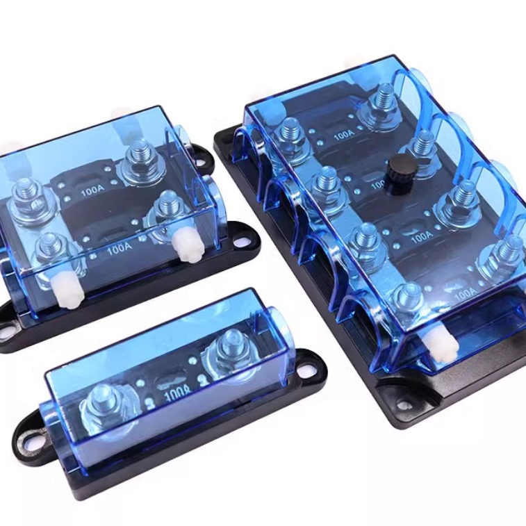 ANM汽车游艇插栓保险丝座中型汽车保险丝座带备用插栓式保险丝0GA