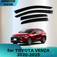 Подходит для TOYOTA VENZA 2020-2025, дефлектор бокового окна, защита от дождя, усиленная бровка.
