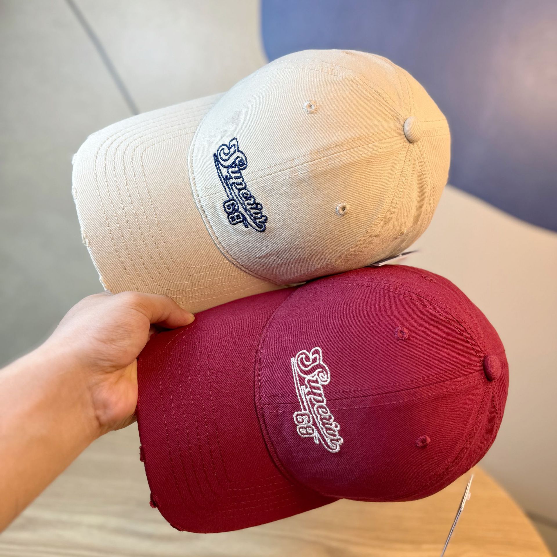 new widened brim small baseball cap four seasons pure cotton hat korean fashionmonger soft peaked cap men and women