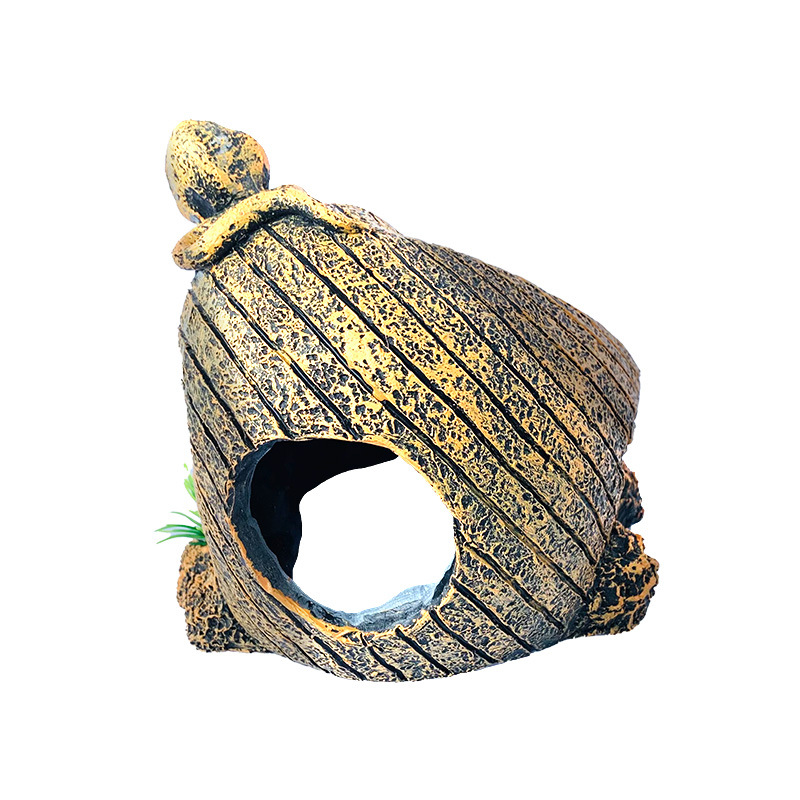 Decorativo paisaje acuario pecera decoración Faraón estatua resina decoración paisaje decoración casa escondite casa