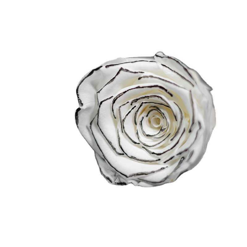 Yunnan eterna flor Rosa cabeza delineador de ojos al por mayor Rosa fragancia oro plata fresca rosa