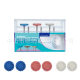 6 Dental Rubber Polishing Disc Composite Resin Polishing Disc 14mm Polishing Wheel 3 Color Self-glaze Polishing Disc
